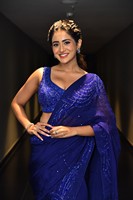 Rashi Singh Blue Saree Stills